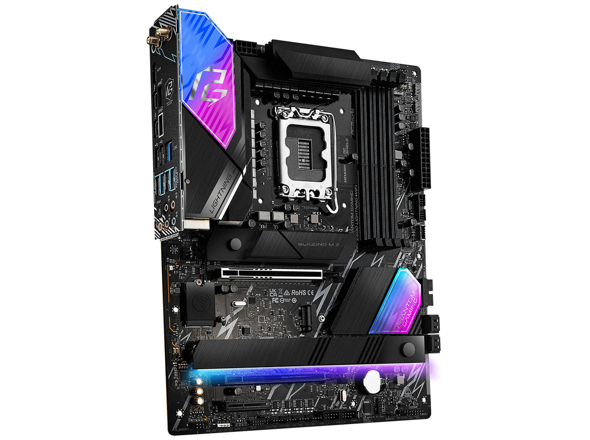 ASRock Z890 PG Lightning WIFI Moderkort ATX LGA-1851 Intel Z890