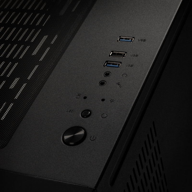 Kolink Unity Code X Midi-Tower ARGB Gaming Fodral-Svart fönster