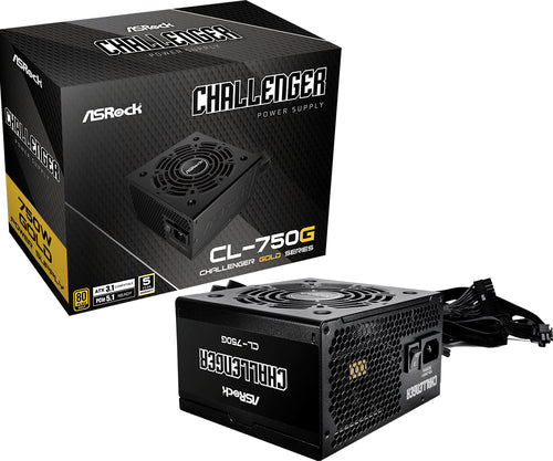 ASRock Challenger CL-750G strømforsyning - produktbillede 1