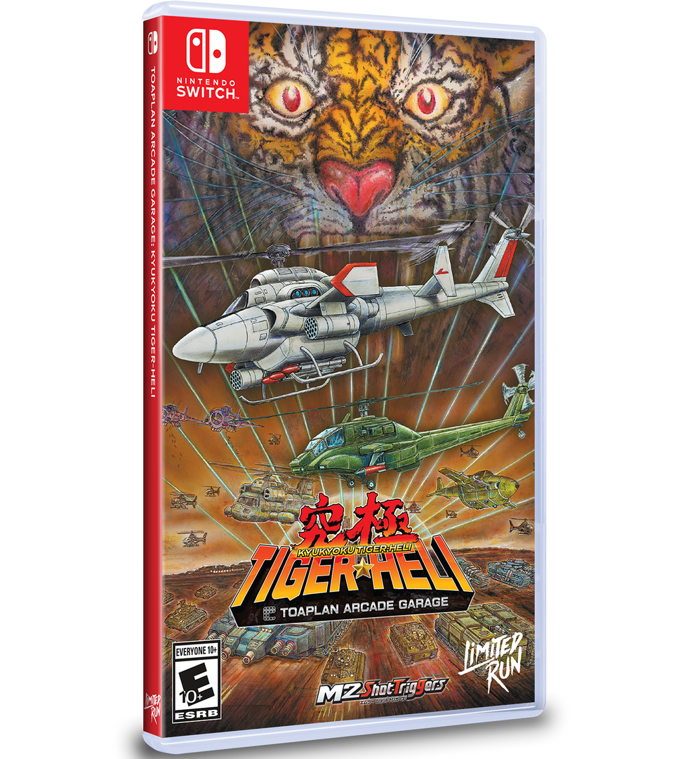 Toaplan Arcade Garage: Kyukyoku Tiger-Heli (Limited Run) (Import) – Nintendo Switch-emballage