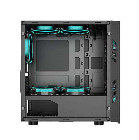 Datorfodral Aigo Black Technology Mini Micro-ATX (svart)