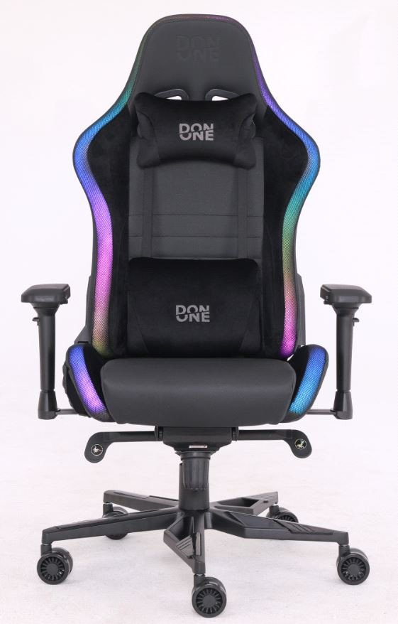 DON ONE - Valentino SUPERLEGGERA - RGB Gamer Stol Med Ljus