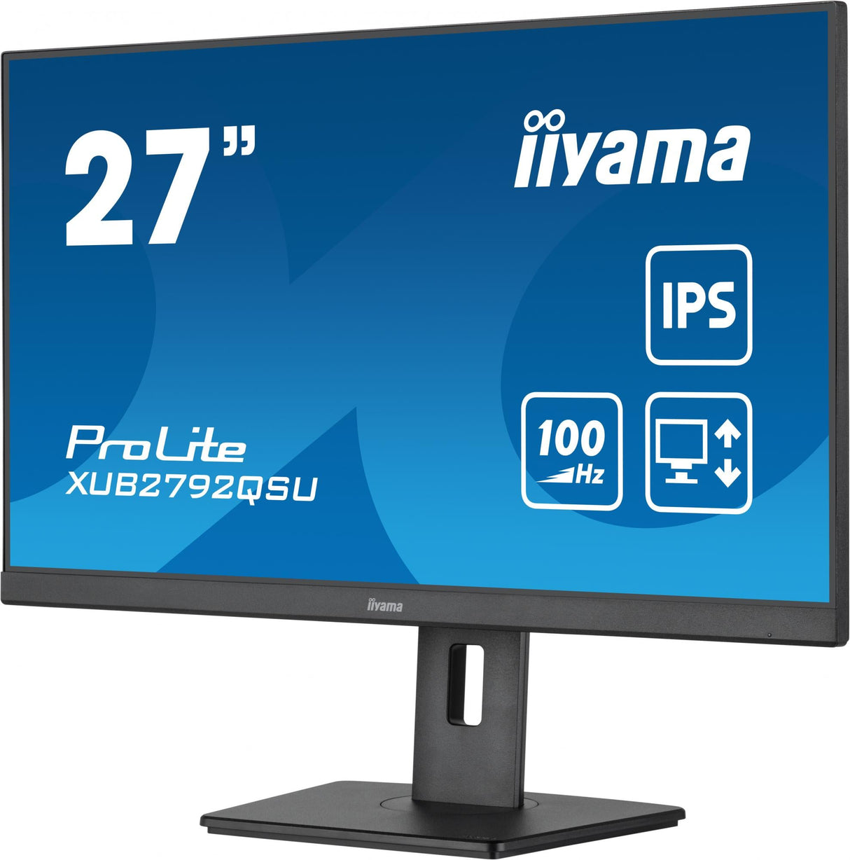 Iiyama ProLite XUB2792QSU-B6 27 2560 X 1440 (2K) HDMI DisplayPort 100Hz Pivot-skärm