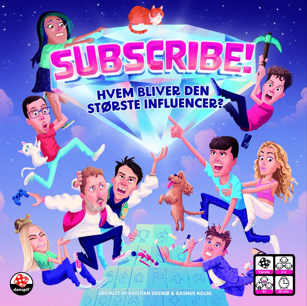 PRENUMERERA! - Youtuber-brädspel