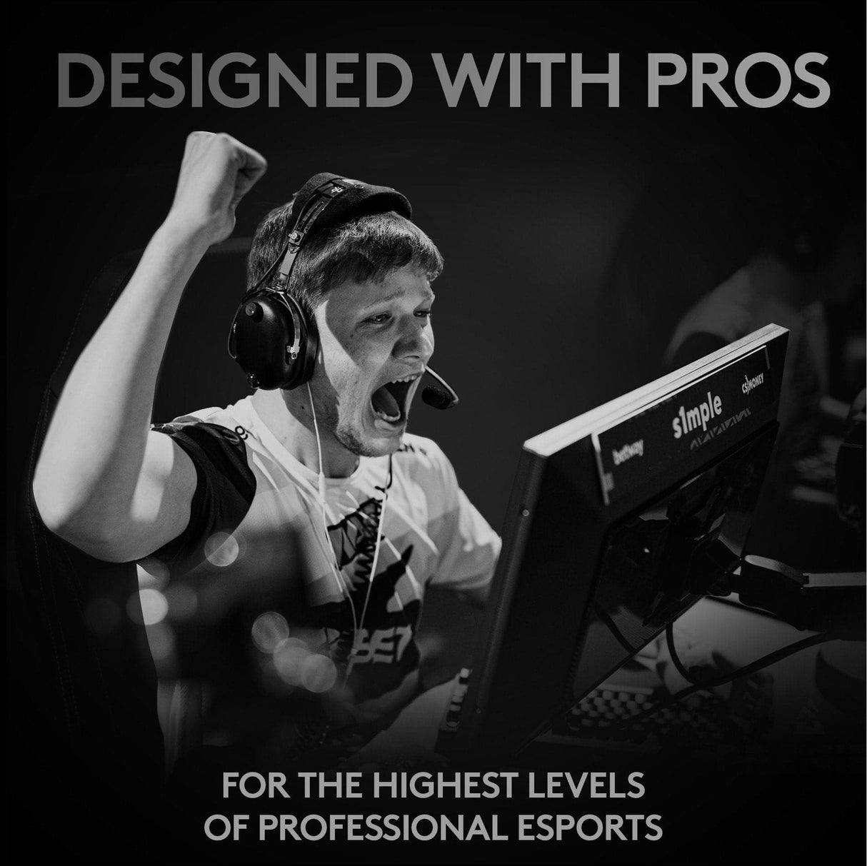 Logitech - PRO X SUPERLIGHT Trådlös Spelmus - Svart