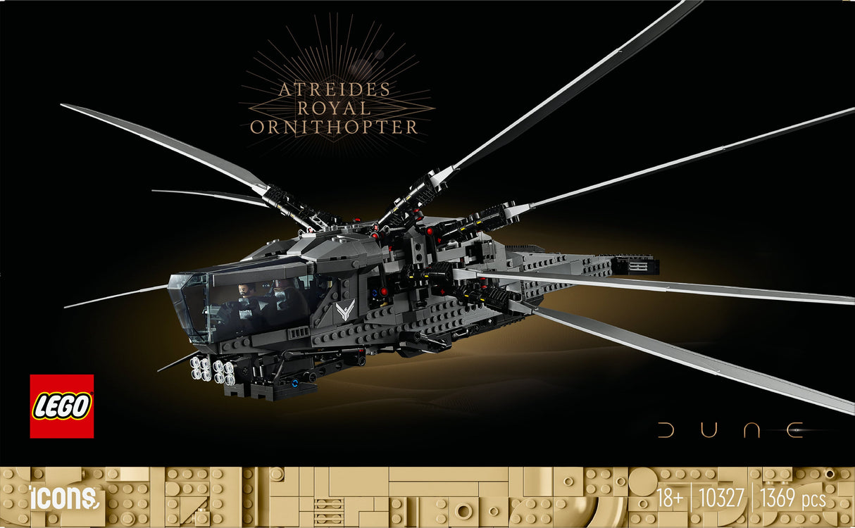 LEGO 10327 Ikoner Dune Atreides Royal Ornithopter, Byggleksakssats