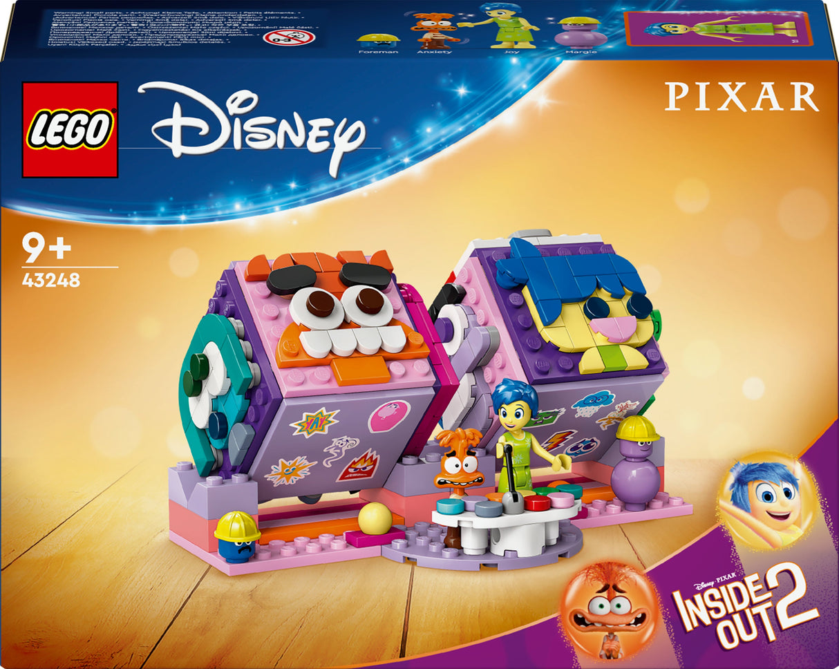 LEGO 43248 Disney Pixar Inside Out 2 Mood Cubes, Byggleksak
