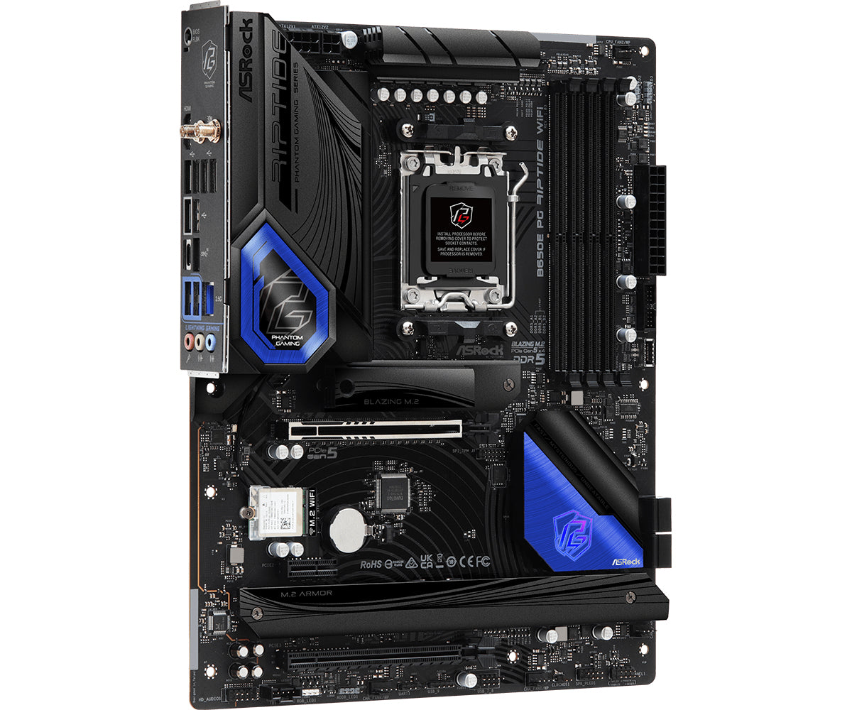 ASRock B650E PG RIPTIDE WIFI, Moderkort - AM5