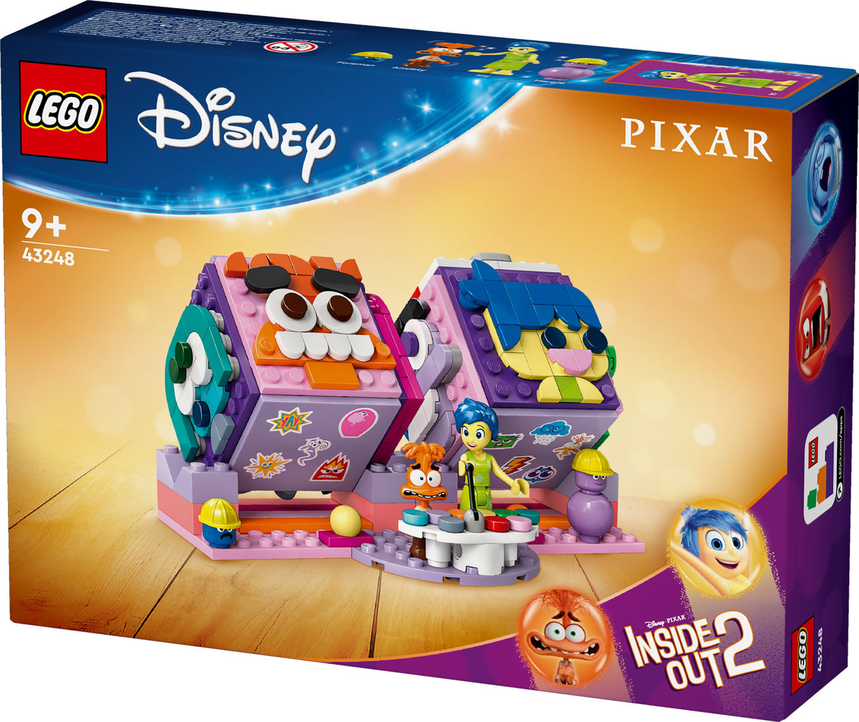 LEGO 43248 Disney Pixar Inside Out 2 Mood Cubes, Byggleksak