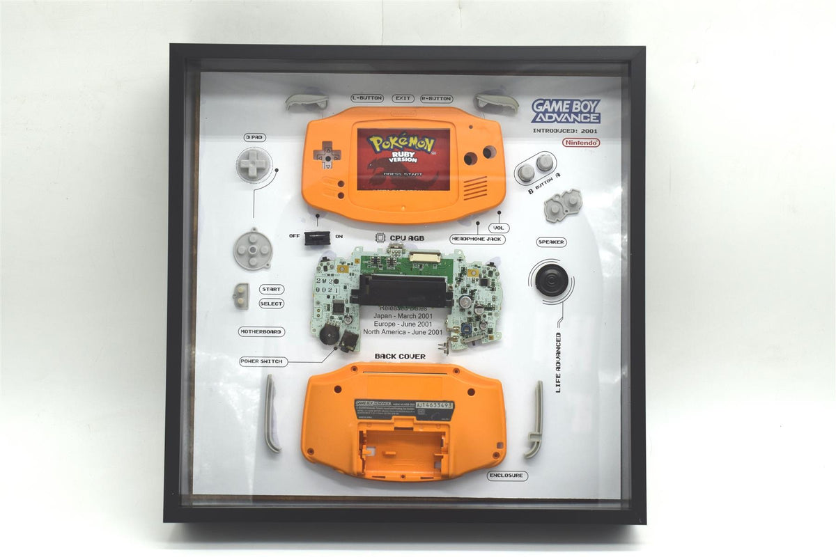 GRC Retro Art Game Boy Advance – orange