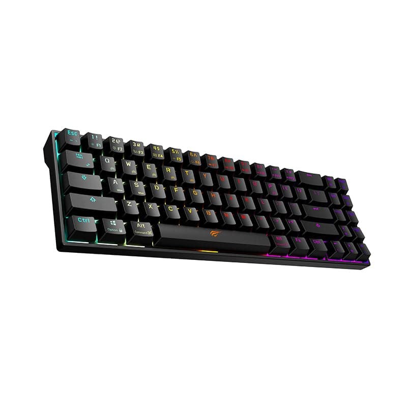 Havit KB496L Svart 65 % Speltangentbord RGB