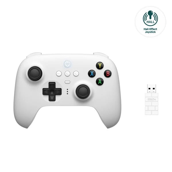 8BitDo Ultimate 2.4G Pad PC Grå/Vit