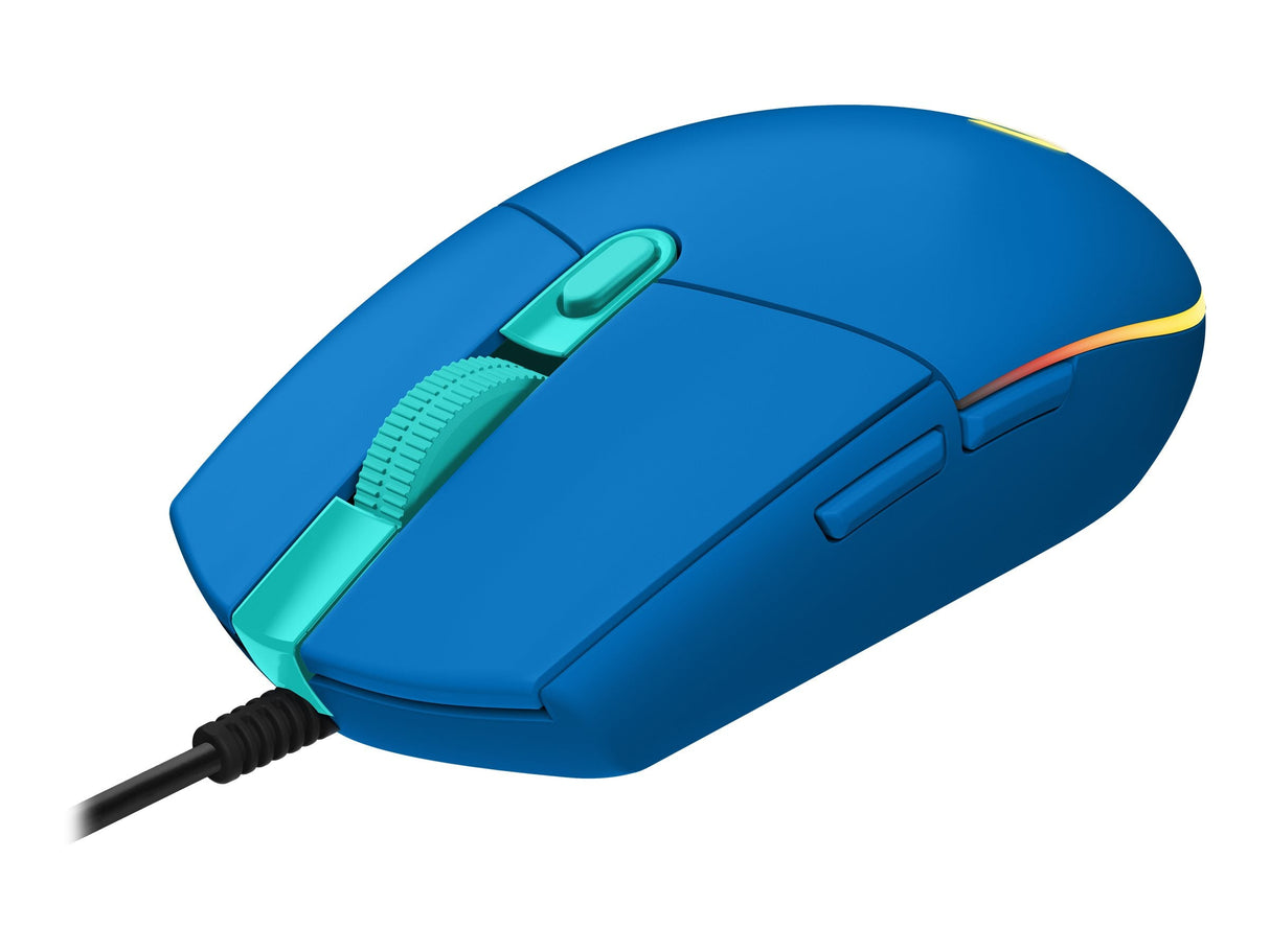 Logitech Gaming Mouse G203 LIGHTSYNC Optisk Kabel Blå
