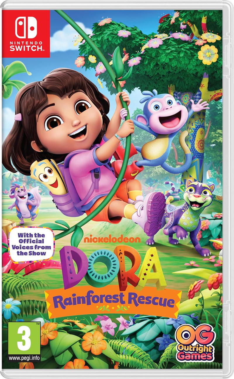 Dora: Rainforest Rescue Nintendo Switch – Emballage