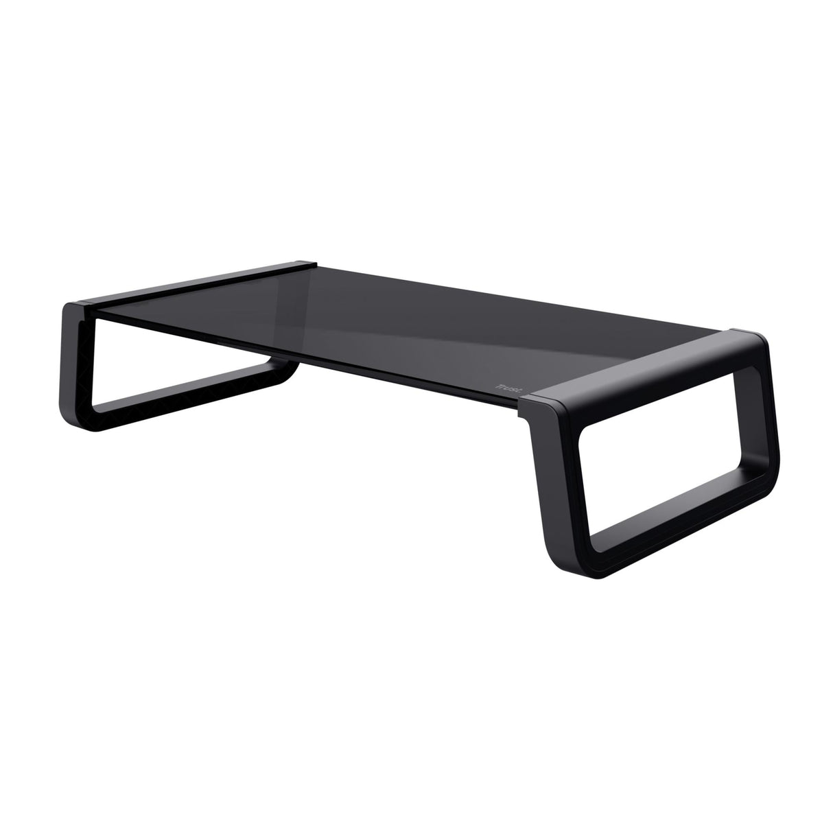 TRUST MONTA GLASS MONITOR STAND - SVART