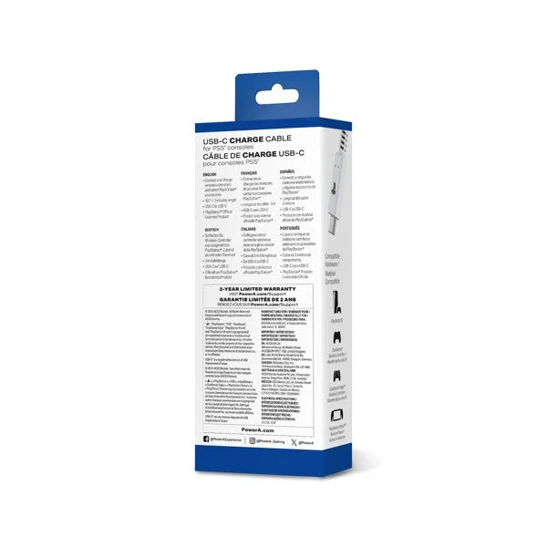 PowerA Usb-C Till Usb-C Laddarkabel (Playstation 5) - 3 Meter