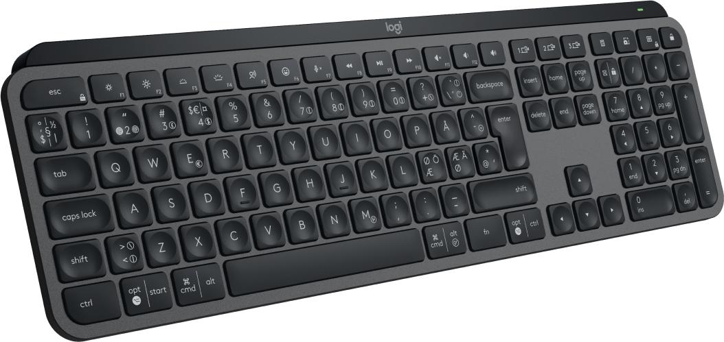 Logitech - MX Keys S Advanced Trådlöst Belyst Tangentbord