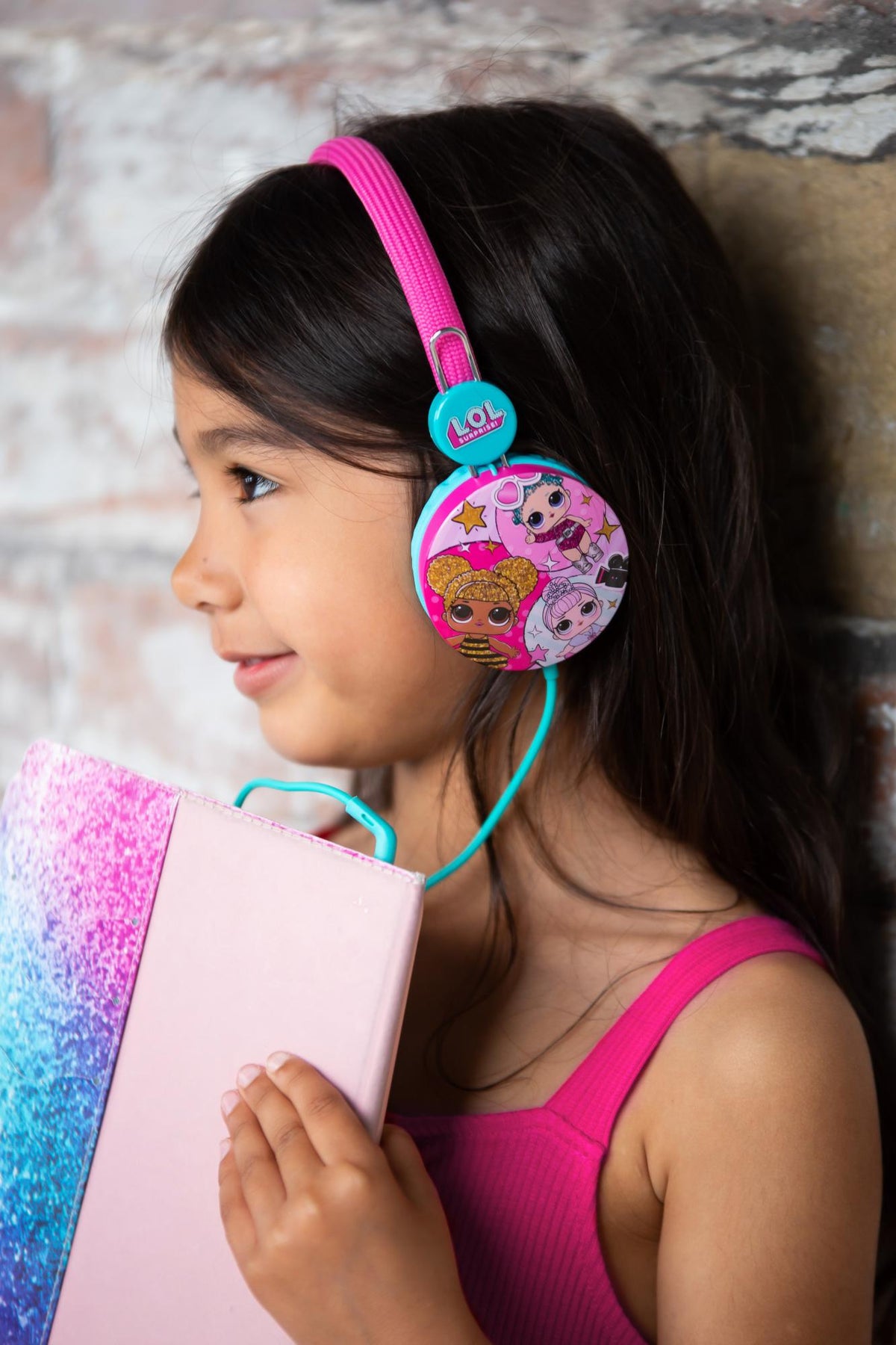 L.O.L. Surprise! Glitterati Pink Kids Core Headphones OTL