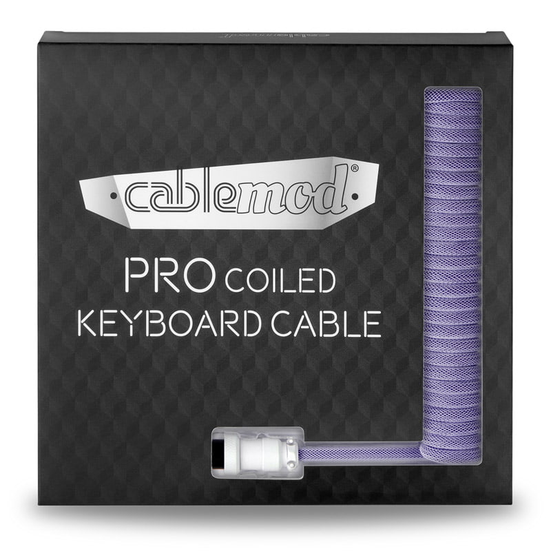 CableMod Pro Coiled Keyboard Kabel USB A Till USB Typ C, Romrussin - 150 Cm