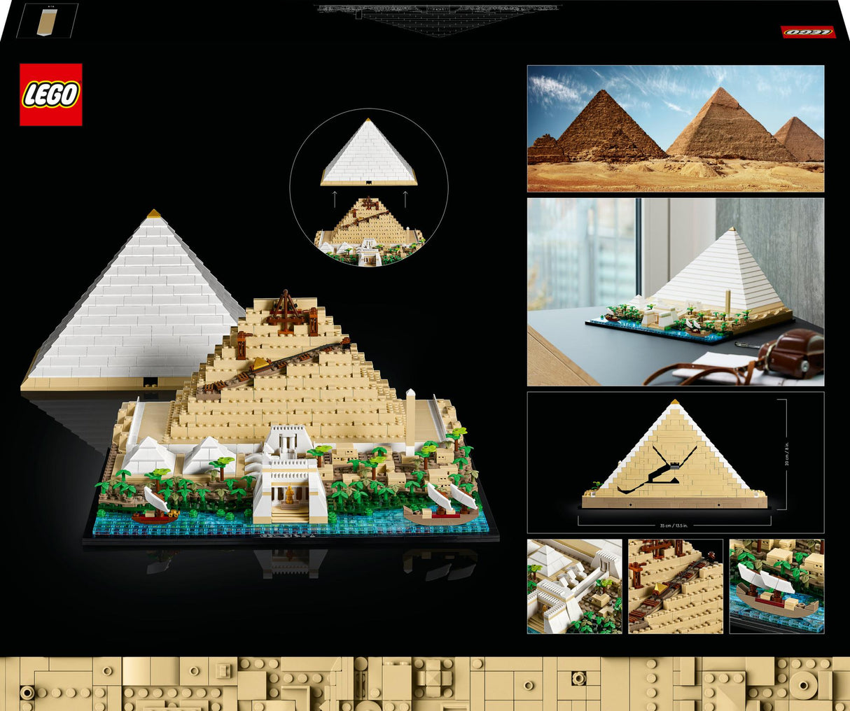 LEGO Architecture: Den Stora Pyramiden I Giza (21058)