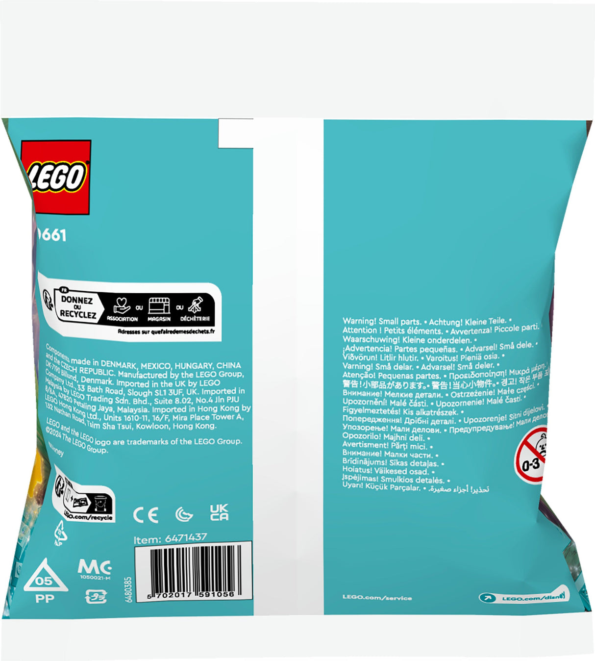 LEGO 30661 Disney Princess Ashas Välkomstställ, Byggsats