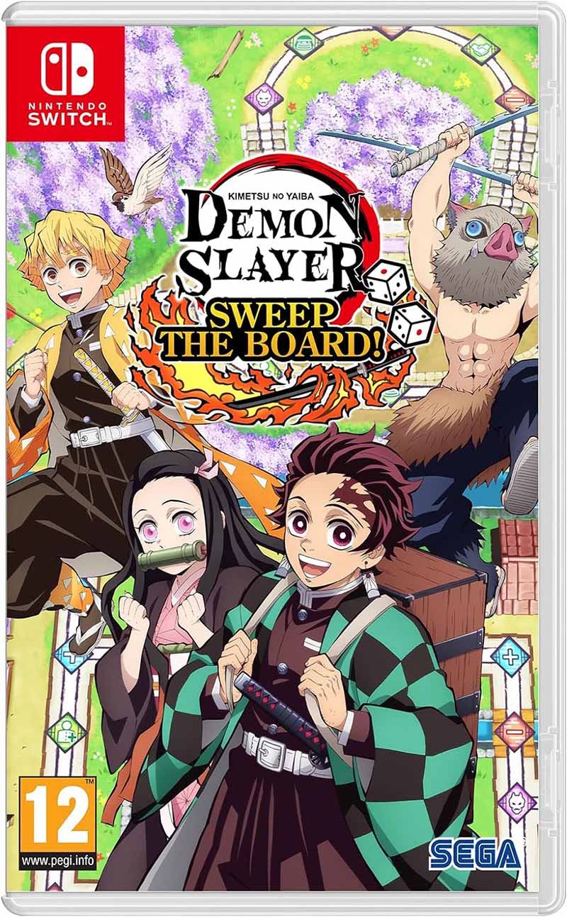 Demon Slayer -Kimetsu no Yaiba- Sweep the Board! – Nintendo Switch-emballage