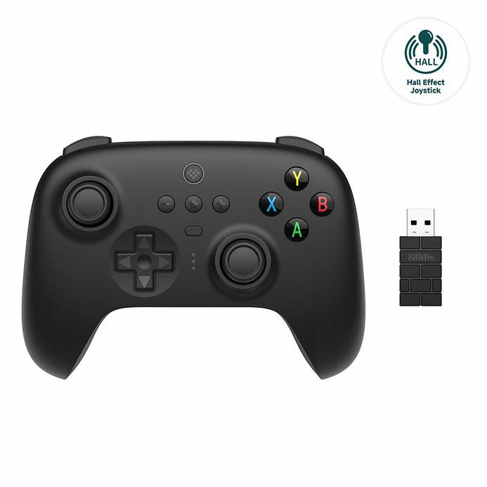 8BitDo Ultimate 2.4G Pad PC Hall Ed/Svart