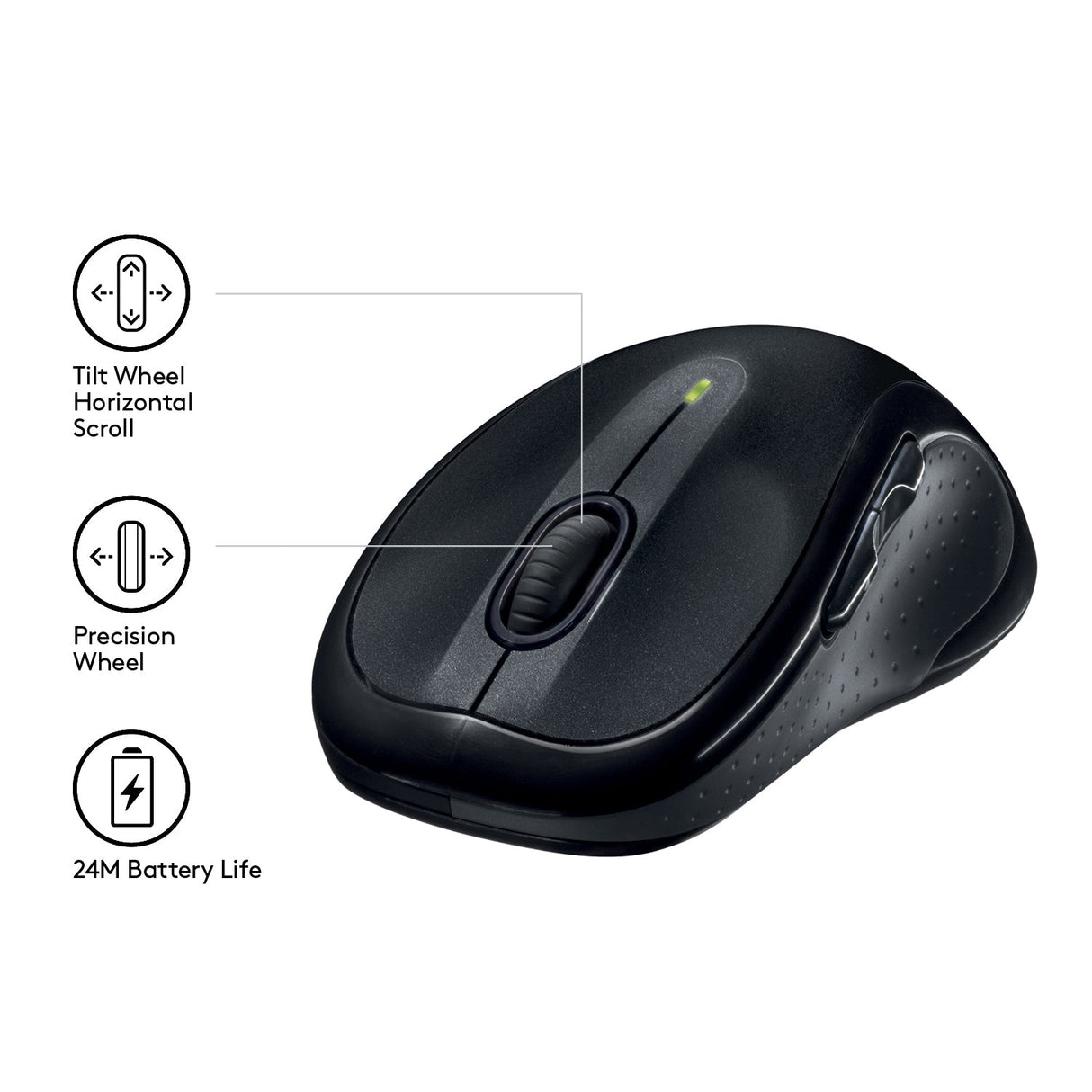 Logitech M510 Black - Spelmus