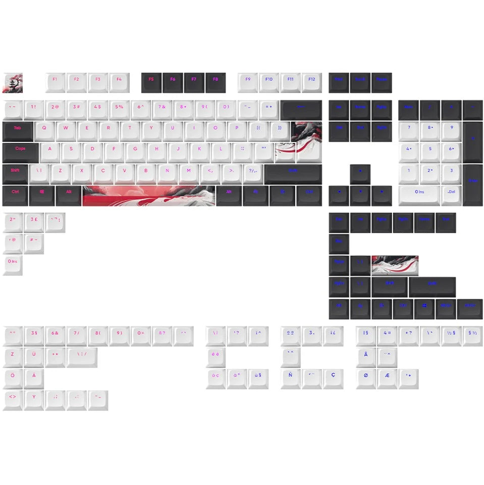 Dark Project - Keycaps Set - Kyoto