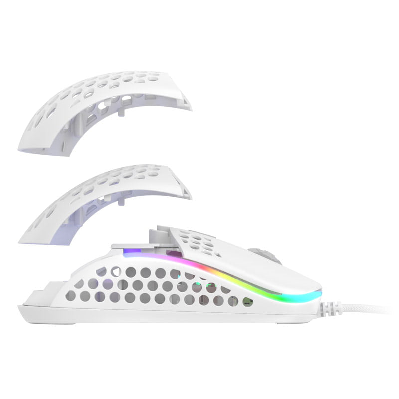 Xtrfy M42 RGB, Spelmus, Vit