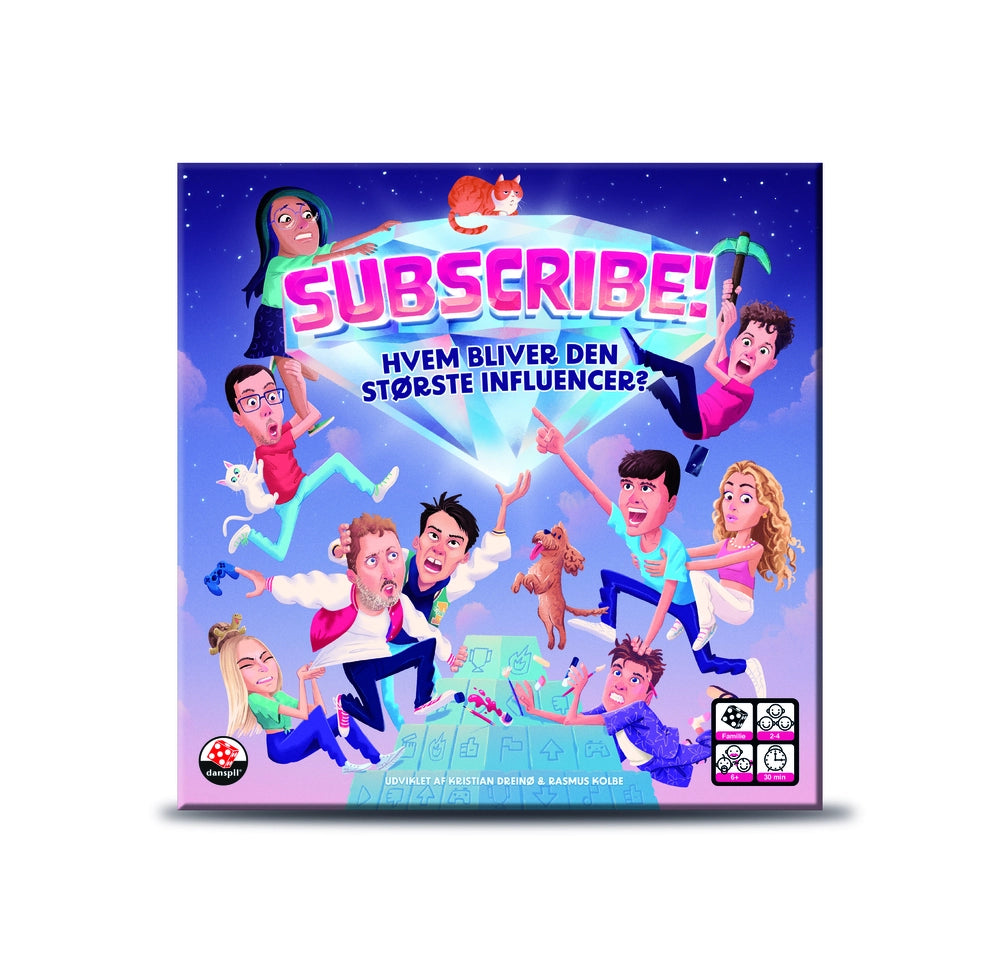 PRENUMERERA! - Youtuber-brädspel