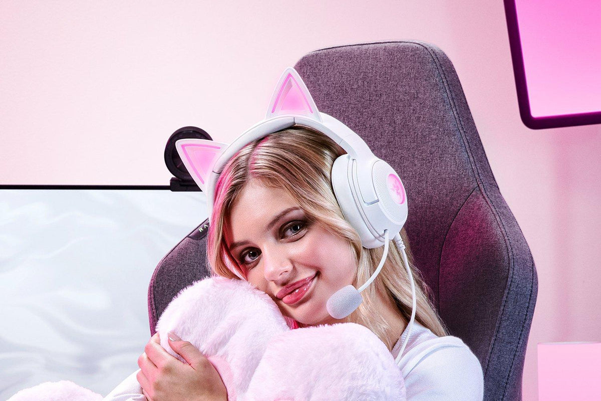 Razer - Kraken Kitty V2 - White Razer