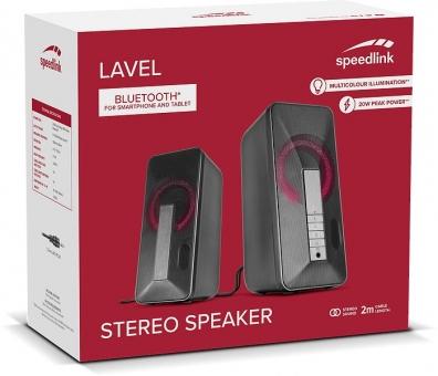 Speedlink - Lavel Stereohögtalare - 3,5 Mm Stereojack/Bluetooth