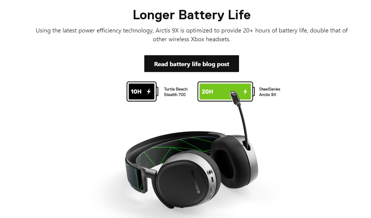 Steelseries - Arctis 9X - Trådlöst Xbox Gaming Headset