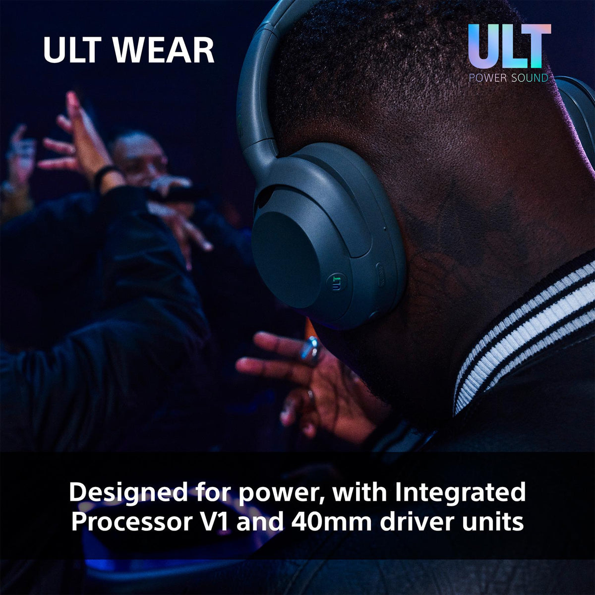 Sony ULT Wear – trådløse hovedtelefoner med støjreduktion – sort – produktdetalje 4