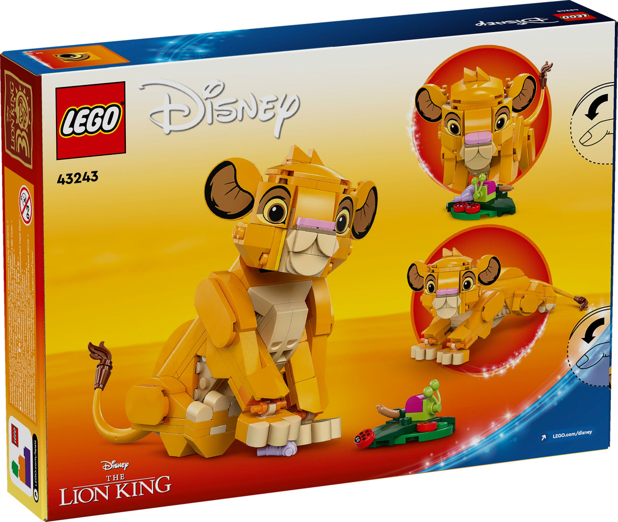 LEGO Disney - Simba Lejonkungens Unge (43243)