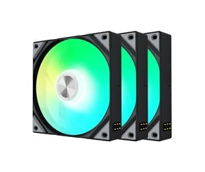 TRYX ROTA SL ARGB 120mm Fan Triple Pack, Black