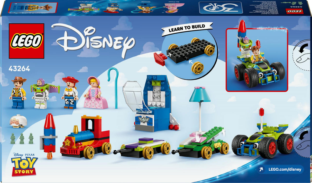 LEGO 43264 Disney Pixar Party Train and the RC Car from Toy Story LEGO