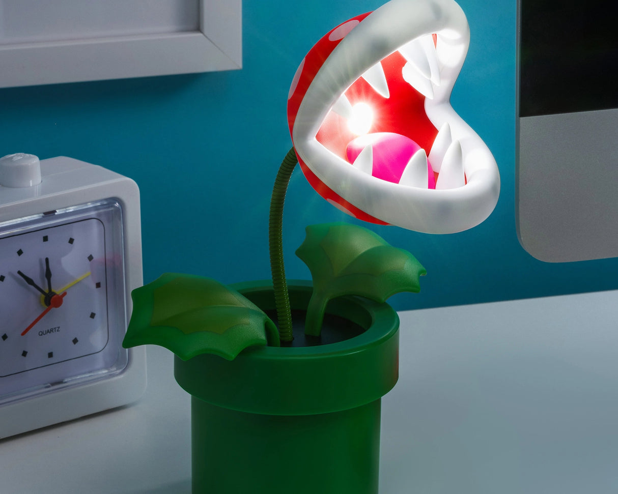 Mini Piranha-Plante Lampe med Bevægelige Led