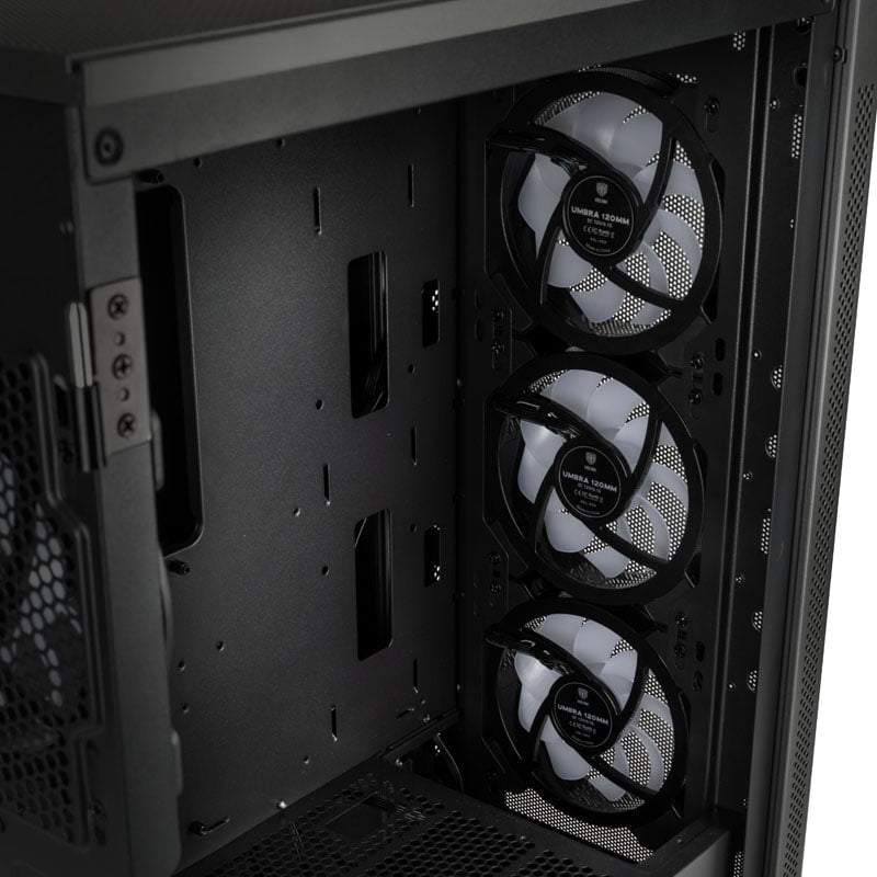 Kolink Stronghold Prism ARGB Midi Tower Case - Gunmetal Grå