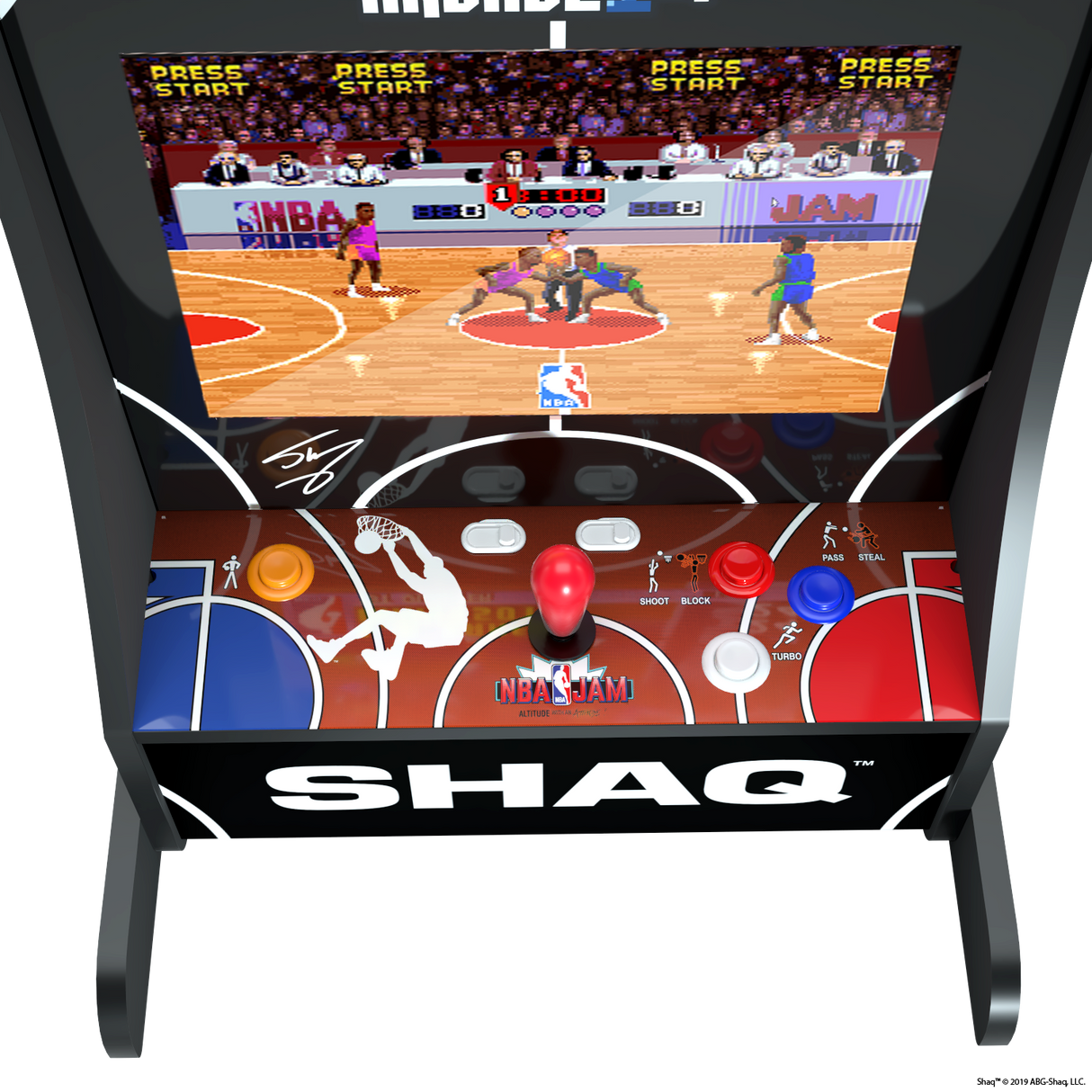 ARCADE 1 UP NBA JAM PARTYCADE MACHINE