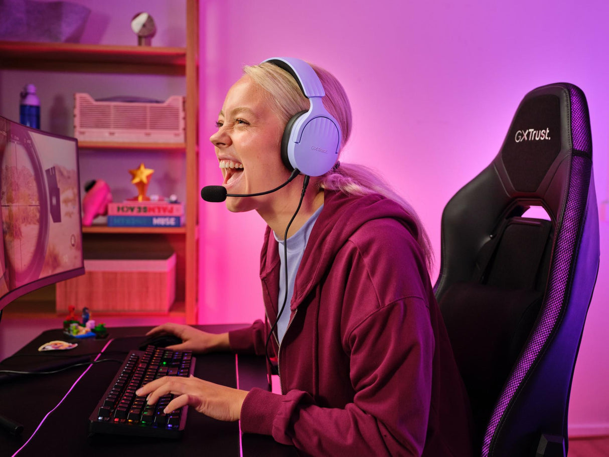 TRUST GXT489P FAYZO HEADSET - LILA