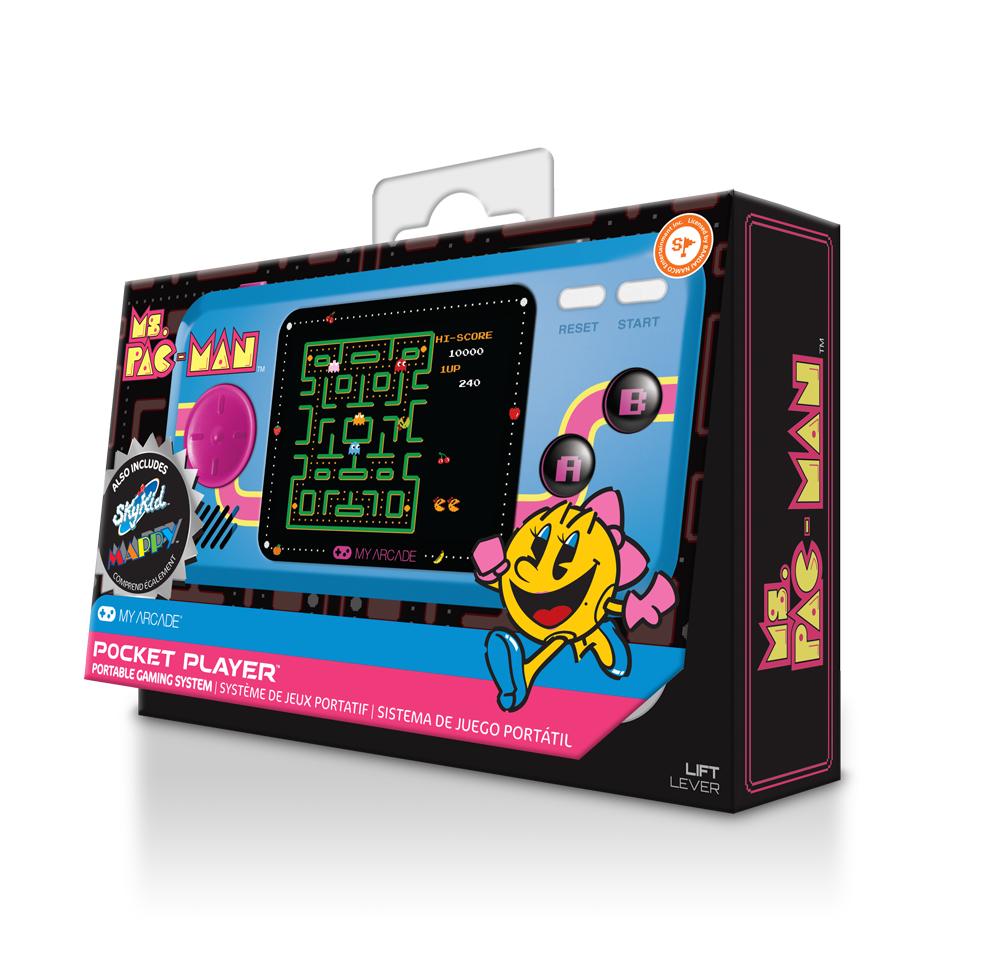 Myarcade Pocketplayer Ms.PACMAN 3-spel