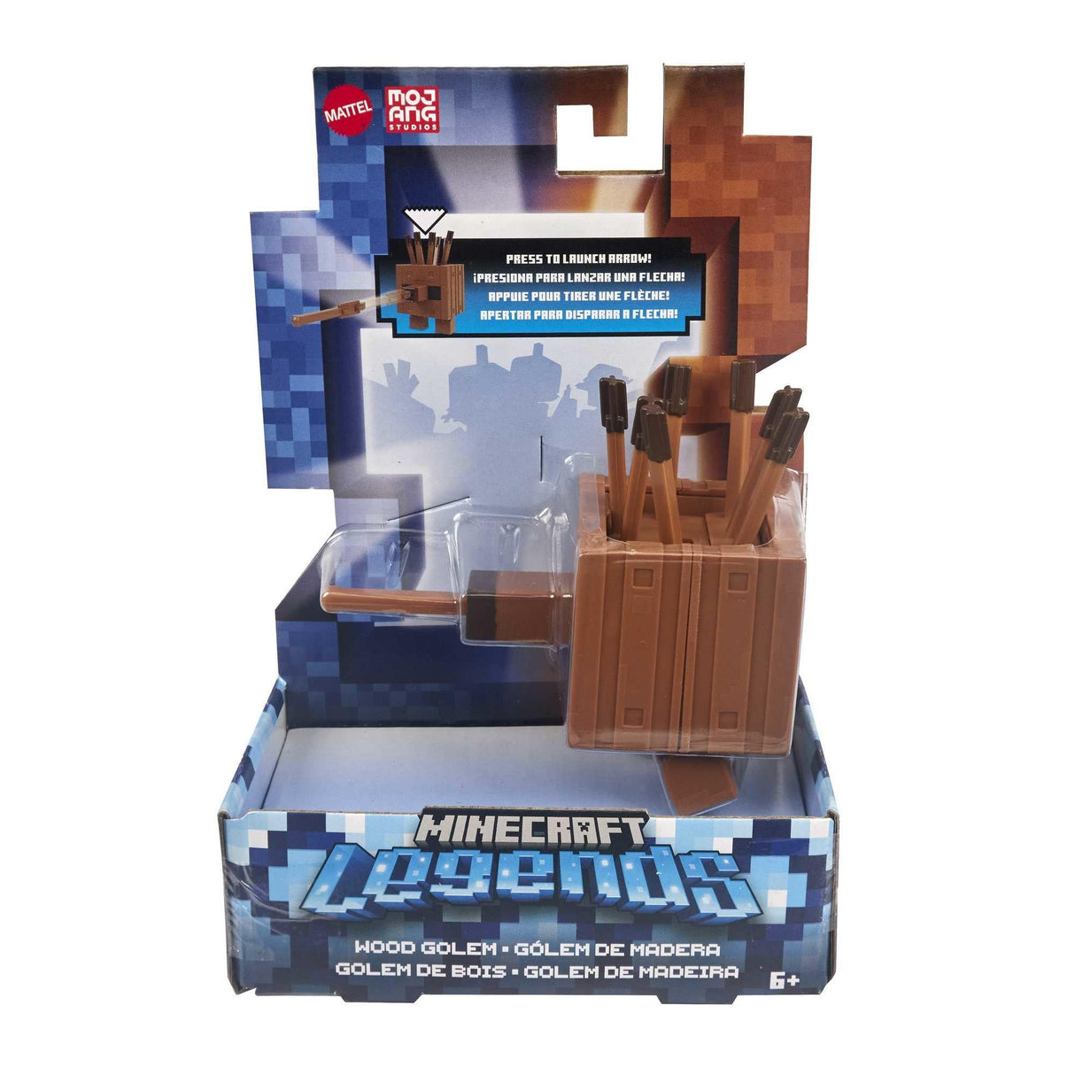 Minecraft - Legends 3,25 Tum Actionfigur - Wood Golem