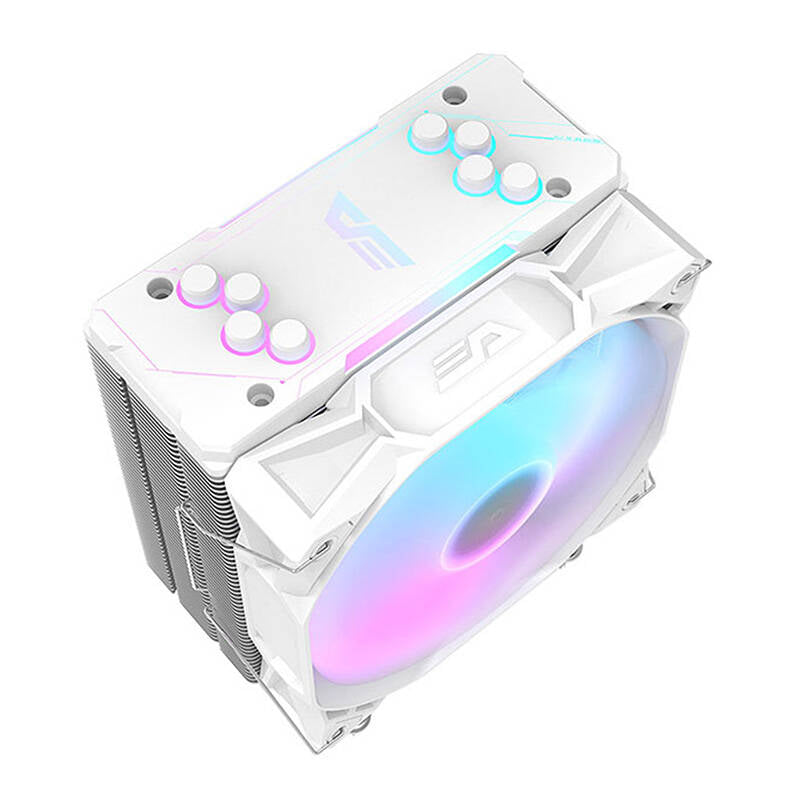 CPU Aktiv Kylning Darkflash S11 Pro ARGB (kylfläns + Fläkt 120x130) Vit