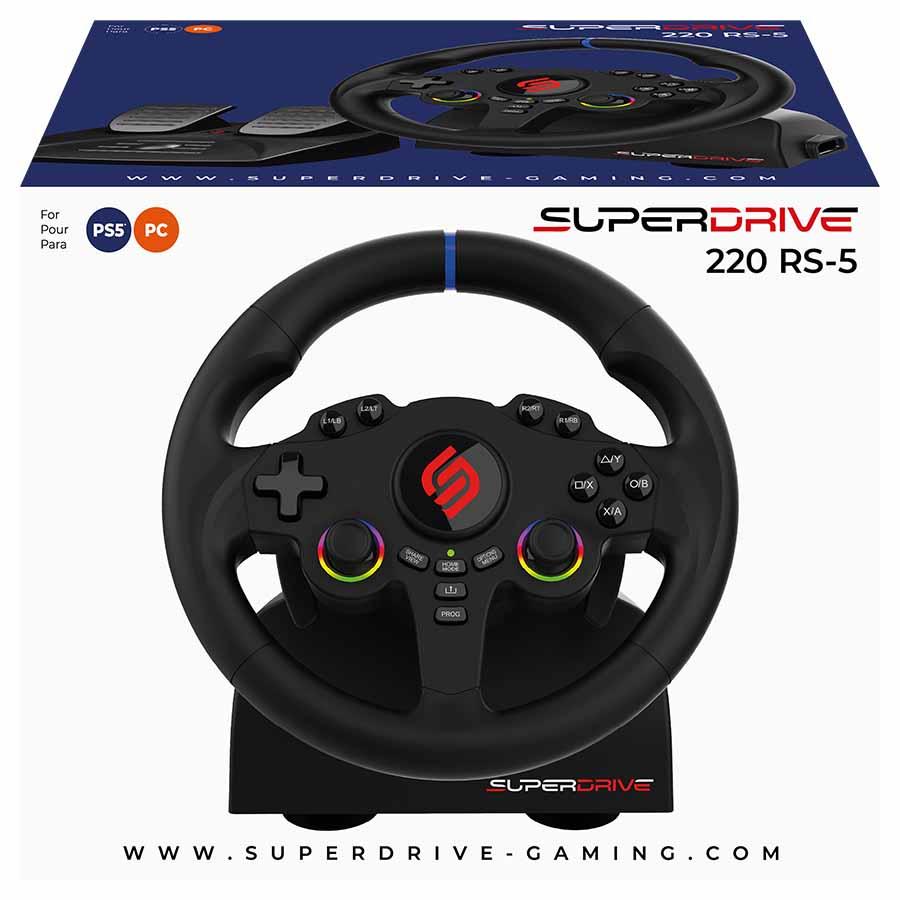 Subsonic - 220 RS-5 Steering Wheele (PC/ PS5) Subsonic
