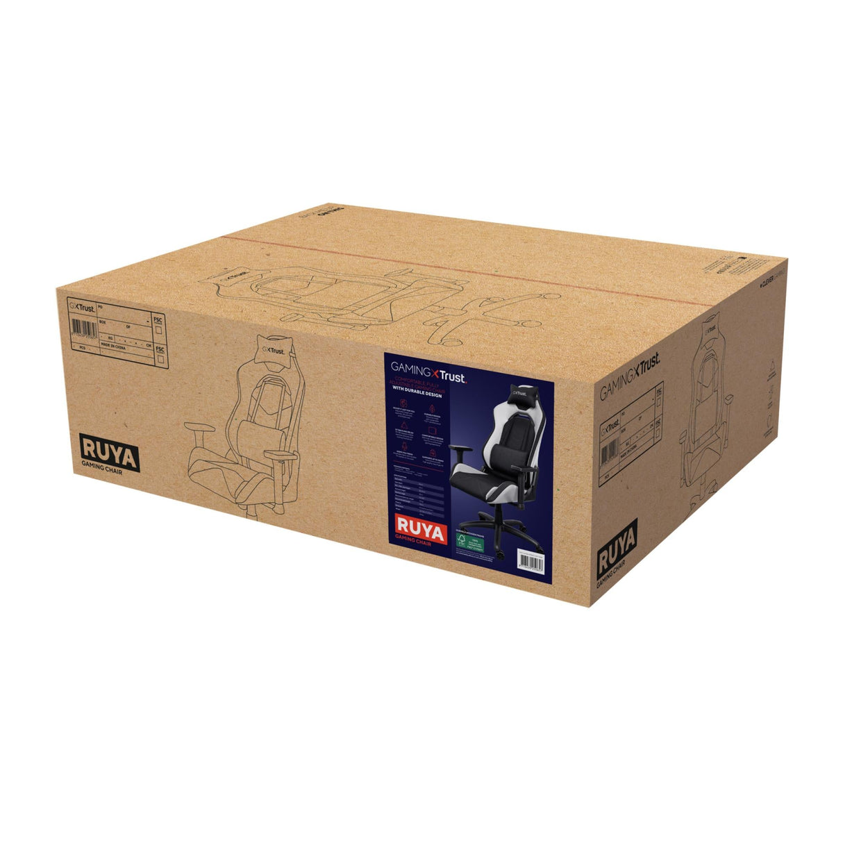 TRUST GXT714W RUYA GAMING CHAIR - VIT