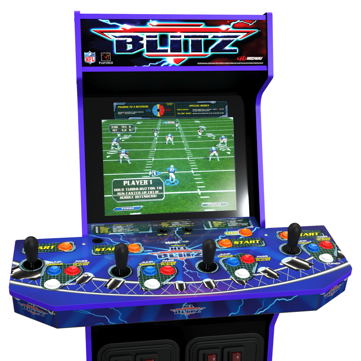 ARCADE 1 UP NFL BLITZ ARCADE MACHINE