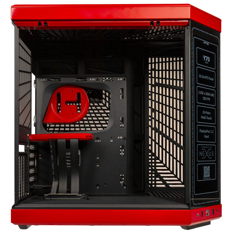 HYTE Y70 Touch Svart/Röd