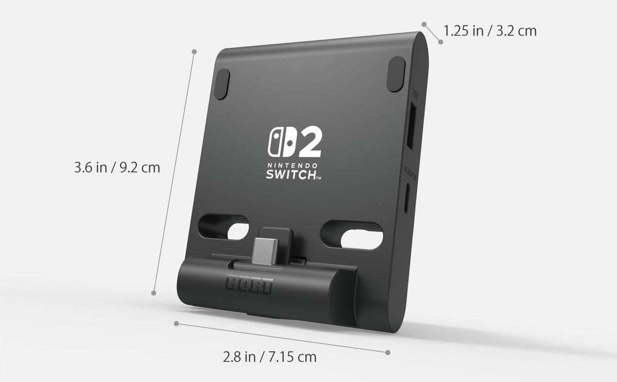 HORI - Dual USB PlayStand for Nintendo Switch 2 - Dark Grey HORI